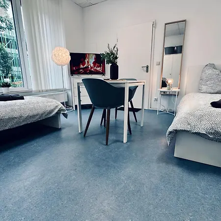 Apartment Flixi I - Zentrales Zimmer Fuer 2 Gaeste Nordhorn Exterior photo